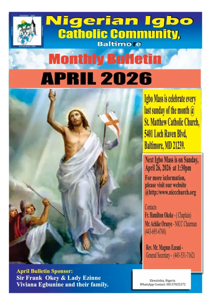 April Bulletin Cover