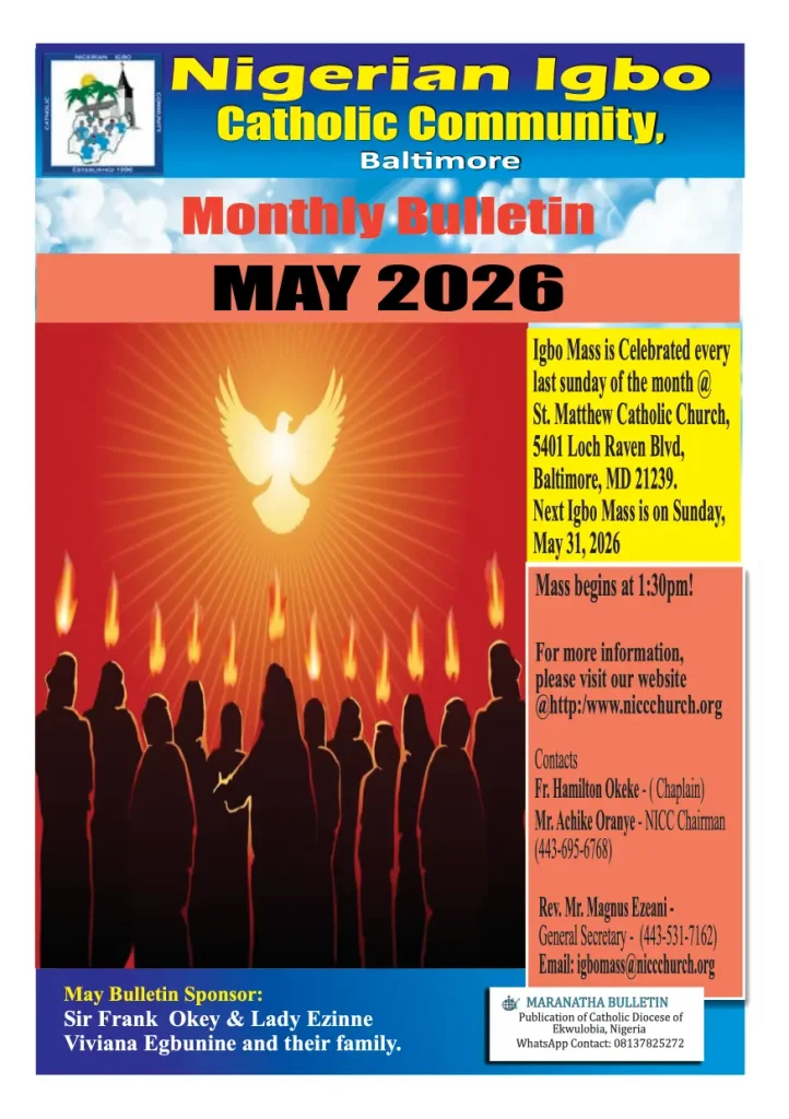 Baltimore May 2026 Bulletin