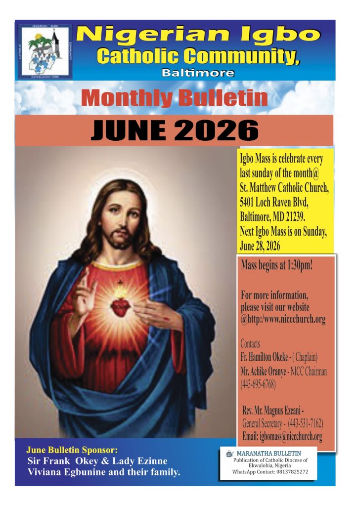 baitimore JUNE 2026 MONTHLY BULLETIN