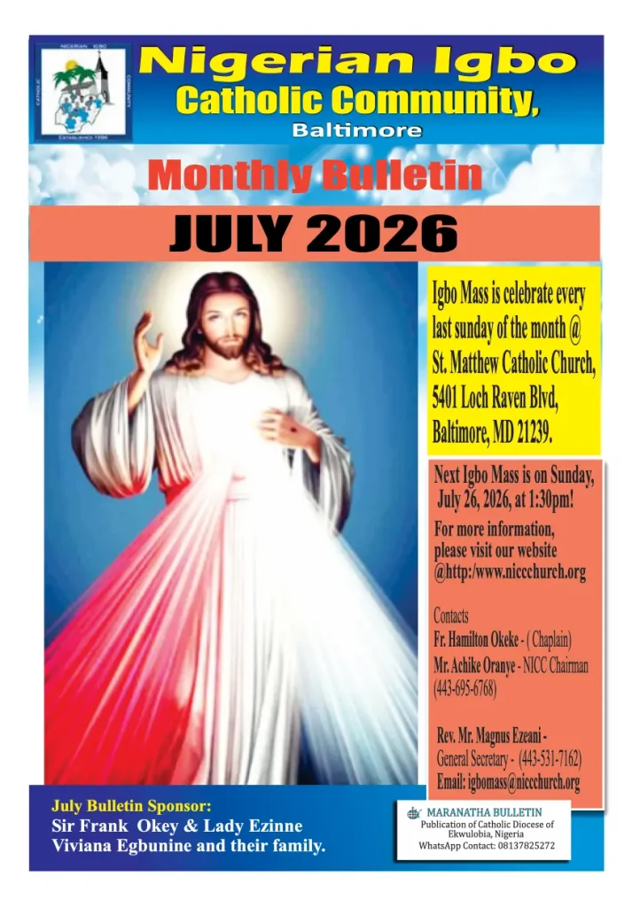 Baltimore July 2026 Bulletin